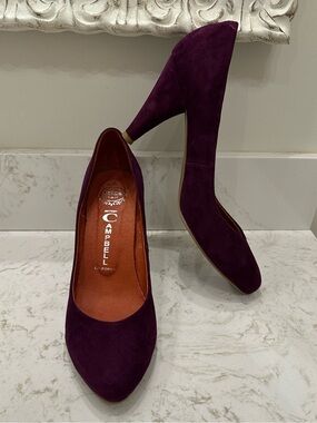 Jeffrey Campbell Ibiza Last Purple Suede Heels 8.5